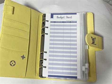 lv budget binder